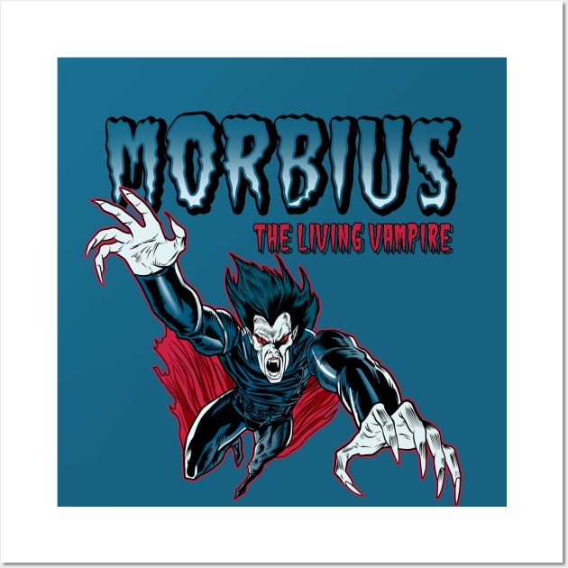 Morbius the living vampire Wall Art by OniSide